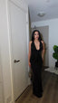 SARAI PLUNGE NECK MAXI DRESS
