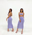 LAVENDER TWO-PIECE SKIRT SET